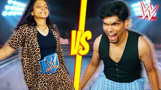 Husband VS Wife WWE Edition [upl. by Fitalludba]