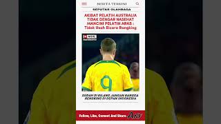 Benar Kata Mancini highlights indonesiavsaustralia sepakbola timnasindonesia fyp shorts [upl. by Atires545]