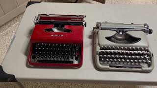 Groma Kolibri Typewriter Typing Preview [upl. by Wilfrid]