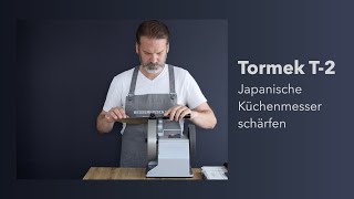 Tormek T2  Japanische Küchenmesser schärfen [upl. by Acisset]