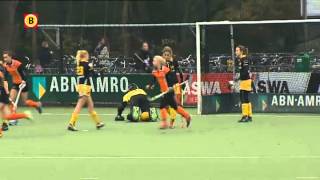 Hockeysters Den Bosch geven Oranje Zwart een pak slaag en winnen met 51 [upl. by Eillas917]