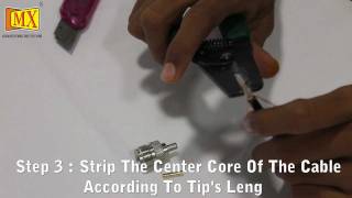 How to Crimp and make your own custom RG58 CABLE [upl. by Aeht]