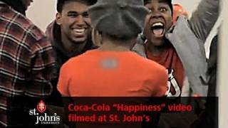 CocaCola Spreads quotHappinessquot with Viral Video Filmed at St Johns University [upl. by Nirrok]