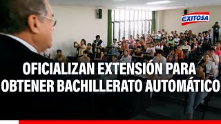 🔴🔵Oficializan extensión para obtener bachillerato automático hasta 31 de marzo del 2024 [upl. by Etram159]