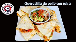 🔴Quesadilla de pollo y queso a la plancha Sorteo CocinemosJuntos [upl. by Myron920]