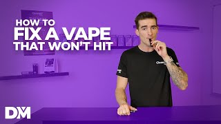 How To Fix A Disposable Vape That Wont Hit  Distromike [upl. by Wallis]