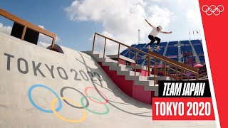 🇯🇵 Team Japan skateboarding at Tokyo 2020 [upl. by Bresee722]