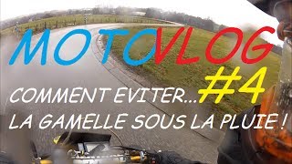 MotoVlog 4 Comment éviter la gamelle sous la pluie [upl. by Beyer46]