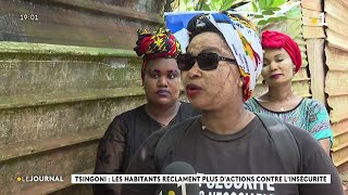 Tsingoni  les habitants réclament plus dactions contre linsécurité [upl. by Caldera915]