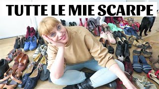 LA MIA COLLEZIONE DI SCARPE – TUTTE LE MIE SCARPE INDOSSATE USATE E NON [upl. by Ulita]