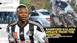 RAINFORD KALABA UPDATE FROM THE HOSPTIAL  Why TP Mazembe deleted the post about his death [upl. by Gnouh451]