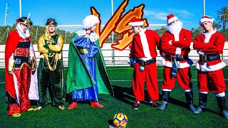 REYES de ORIENTE VS PAPA NOEL ¡Retos de fútbol Crazy Crew [upl. by Lucille795]