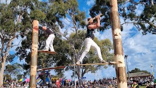 Woodchopping Australian championship [upl. by Palermo]