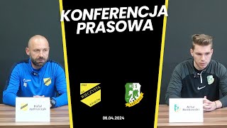 Konferencja po meczu Wieczysta Kraków  Podlasie Biała Podlaska 06042024 [upl. by Admana608]