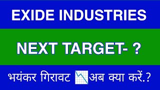 Exide Industries Share Latest News  Exide Industries Share news today Exide Industries Share price [upl. by Leira951]