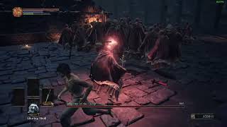 DS3  Deacons of the Deep  SL1 NG7 No SprintRollBlockParryRingsBuffsDamage [upl. by Repohtsirhc]