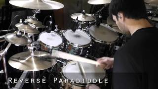 Drum Lesson 1  Playing and displacing the Paradiddle as Groove David Floegel [upl. by Aicenav733]