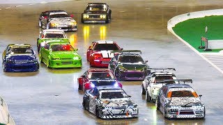 GREAT RC DRIFT CAR RACE MODELS IN PAIR COMPETITION  ModellTechnik Stuttgart 2017 [upl. by Aronoh]