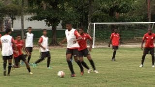 Football scouts spot talent in Rio favelas [upl. by Brozak]