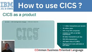 How to use CICS  COBOL [upl. by Rodd531]