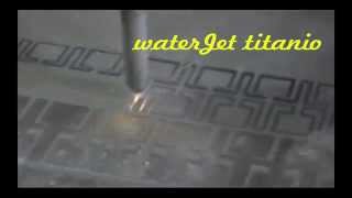 Como se corta titanio con agua waterjet [upl. by Haleemak990]