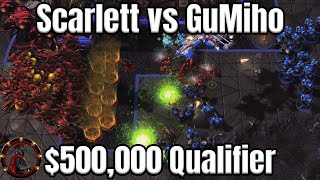 Scarlett vs GuMiho  SC2 bo5 ZvT CRAZY GAMES SO MANY STRATS [upl. by Kcirddot]