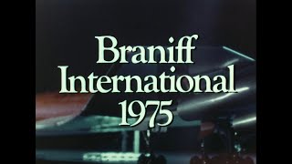 Braniff International 1975 SST Future Travel TV Commercial 1968 2 Minute Version [upl. by Now]