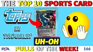 WILL TOPPS GET IN TROUBLE FOR THIS 🤔  TOP 10 SPORTS CARD PULLS OF THE WEEK  EP 166 [upl. by Hamilah193]