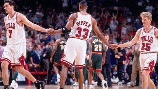 Bulls vs Sonics  1996 NBA Finals Game 6 Bulls win 4th championship [upl. by Haley803]