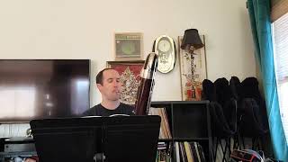 Contrabassoon Etude from Lesson 5 in Seltmann Vol 6 by Victor Bruns [upl. by Tansey]