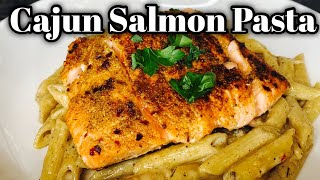 Creamy Cajun Salmon Pasta Recipe  MUST TRY TONIGHT [upl. by Anilam]