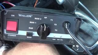 Whelen 295sl100 Siren Demo Part1 [upl. by Kloman]