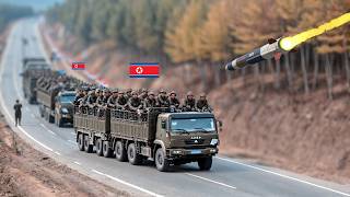 North Korean military convoy attacking from the hills was ambushed by Ukrainians [upl. by Karame636]