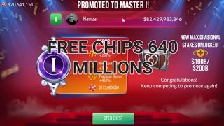 ZYNGA POKER  FREE CHIPS 640 MILLION [upl. by Leif]