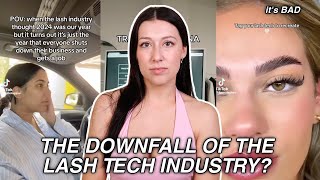 The DOWNFALL of The Lash Tech Industry The real problems [upl. by Eirrac]