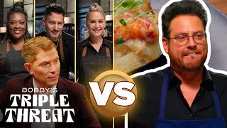 Titans vs Scott Conant  Full Episode Recap  Bobby’s Triple Threat  Food Network [upl. by Teryl]