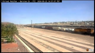 Barstow California USA  Virtual Railfan LIVE [upl. by Theodore]