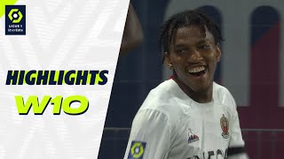 Highlights Week 10  Ligue 1 Uber Eats  20232024 [upl. by Gerda]