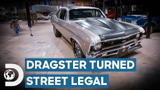 1969 Chevy Nova Dragster Turned Street Legal  Last Chance Garage [upl. by Sigsmond]