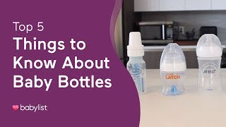 Top 5 Things to Know About Baby Bottles  Babylist [upl. by Amilah385]