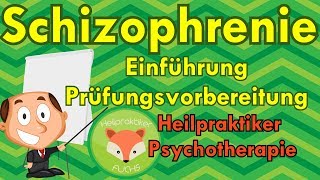 Heilpraktiker Psychotherapie SCHIZOPHRENIE EINFÜHRUNG  Fakten für die schriftliche Prüfung [upl. by Nnyleitak577]