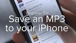 How to save an MP3 to your iPhone [upl. by Masterson]