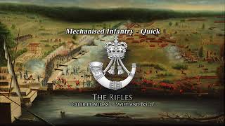 Mechanised Infantry  Quick March Of The Rifles [upl. by Ahsad]