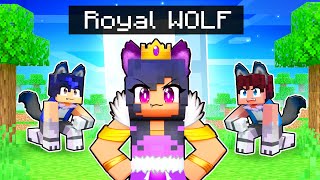 Playing as the ROYAL WOLF in Minecraft [upl. by Ainalem]