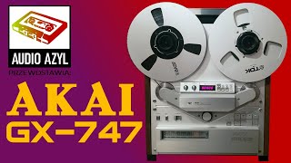 Akai GX 747  Perfekcyjny magnetofon szpulowy Audio Azyl 37 [upl. by Akihdar]