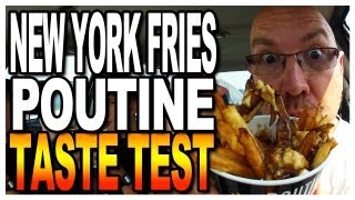 New York Fries Poutine Taste Test [upl. by Enidlareg691]