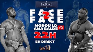 🛑Direct  FaceàFace Modou Lô vs Ama Baldé du 21 Octobre au Thiossane [upl. by Yahsed878]