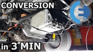 CONVERSION INTO ELECTRIC in 3 minutes – DIY VW T3 syncro EVWT [upl. by Asilanom641]