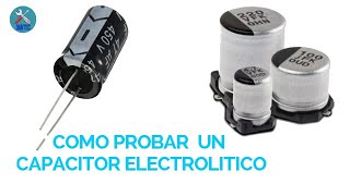 ✅COMO PROBAR UN CAPACITOR ELETROLITICO FACIL Y RAPIDO🔰 [upl. by Lazes346]