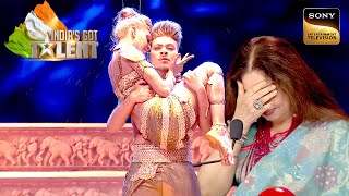 Kamagraphy के इस Steamy Act को देख छुप गई Kirron Ji  Indias Got Talent 8  Full Episode [upl. by Semyaj211]